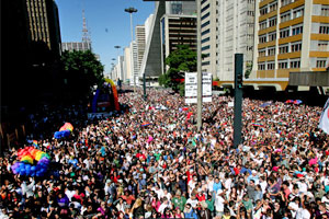 Parada Gay em SP (Foto: Daigo Oliva/G1)