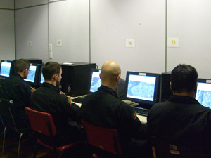 Sala de monitoramento que será usado em fase de testes em Porto Alegre