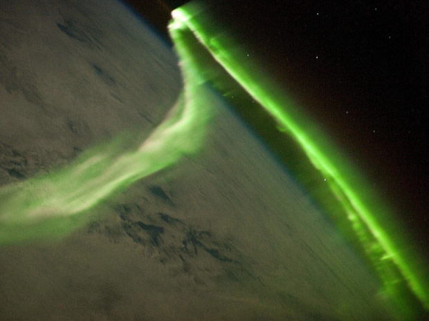 G1 - Astronautas da ISS fotografam aurora austral - notícias em Ciência e  Saúde