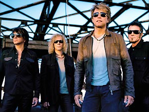A banda norte-americana Bon Jovi