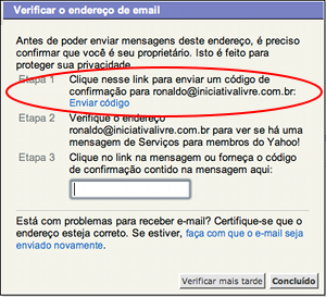 Acessando sua conta Yahoo Mail Empresas pela primeira vez - HAHOST