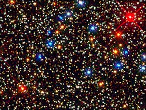 O aglomerado de estrelas Omega Centauri.