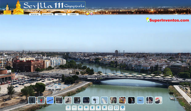 Com 111 bilhões de pixels, panorama de Sevilla é maior foto do mundo