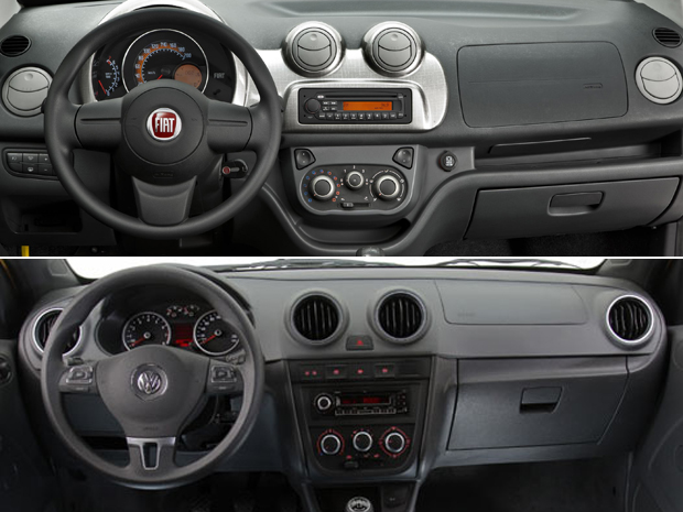 Fiat Uno x Volkswagen Gol 