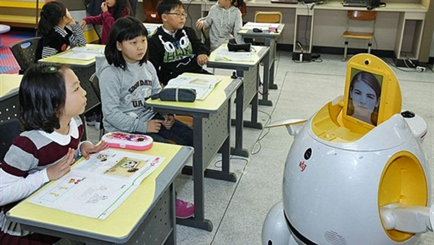 Robôs substituem professores em salas de aula da Coreia do Sul