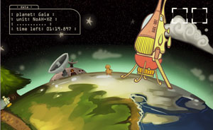 Imagem do game 'Planetary Plan C' criado por brasileiros no Global Game Jam 2011 (Foto: Divulgação)