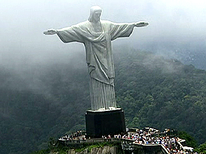 Cristo Redentor vai ganhar uma nova iluminação no aniversário do Rio (Foto: Reprodução / TV Globo)