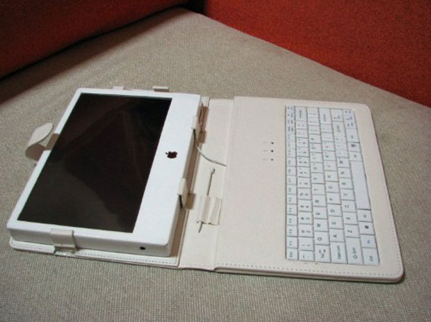 O empresário chinês Liu Xinying dá dicas pela internet de como construir um 'clone' do iPad usando peças de computadores comunis. (Foto: AFP)