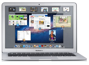 Novo MacBook Air traz vem com o sistema operacional OS X Lion (Foto: Divulgação)