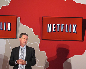 O diretor-geral do Netflix, Reed Hastings, lançou o serviço no Brasil nesta segunda (5) (Foto: Laura Brentano/G1)