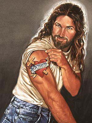 Artista cria 'Jesus sarado' para aproximar jovens da religião (Foto: Stephen Sawyer / Art4God )