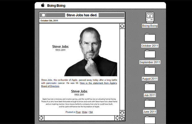 Steve Jobs Boing Boing (Foto: Reprodução)