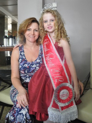 Miss brasiol infantil em MS (Foto: Reprodução/ TV Morena)