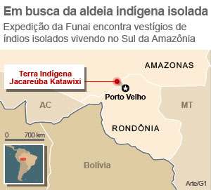 índios isolados na Amazônia (Foto:  )