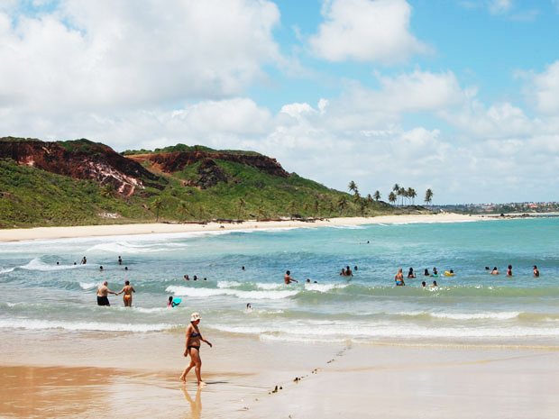 Praia de Coqueirinho na Paraíba (Foto: Inaê Teles/G1)