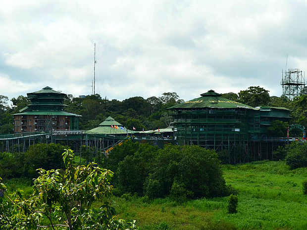 Hotel Ariaú Amazon Towers é um dos principais hotéis de selva do Amazonas (Foto: Marina Souza/G1 AM)