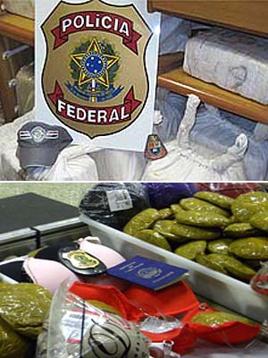 Operação da Polícia Federal contra o tráfico internacional de drogas (Foto: Reprodução EPTV Ribeirão Preto)