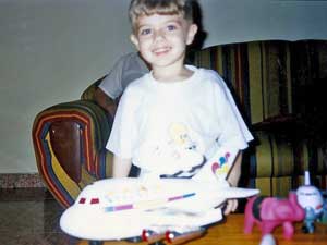 Paixão pelos aviões começou ainda na infância (Foto: Arquivo pessoal)