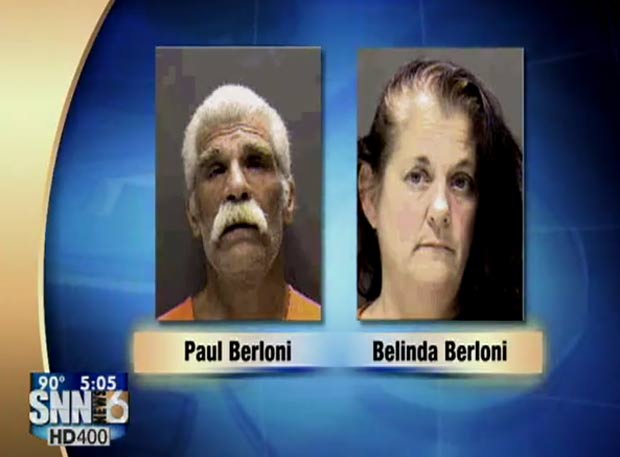 Paul e Belinda Berloni estavam alcoolizados. (Foto: Reprodução)