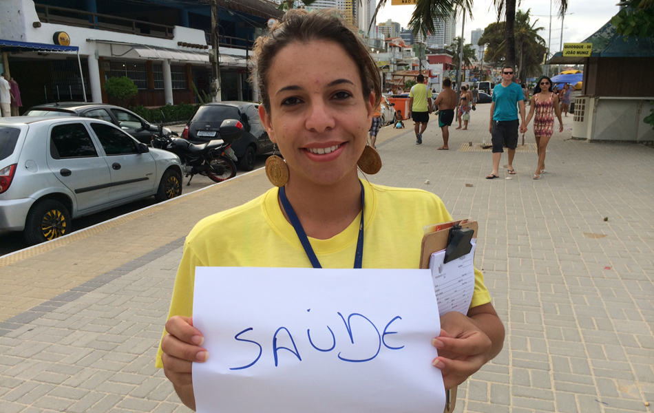 Cláudia Prado, 26 anos, é promotora de marketing e moradora de Natal