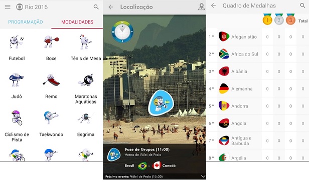 Rio 2016: conheça aplicativos para acompanhar os Jogos Olímpicos