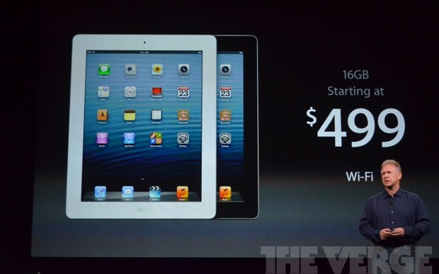 Preços da quarta geração do iPad (Foto: Reprodução/The Verge)