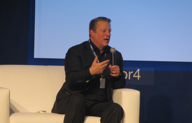 "Al Gore defendeu o uso da internet para fomentar a democracia" (Foto: Pedro Cardoso)