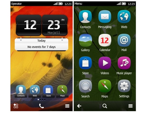 Novo Symbian Belle ganhou uma repaginada no visual e na forma de se interagir com o telefone (Foto: Divulgação)