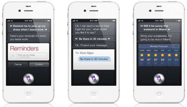 Siri, recurso presente no iPhone 4S (Foto: Divulgação)