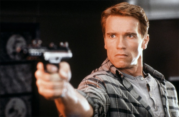 Schwarzenegger em cena do filme (Foto: Divulgação)