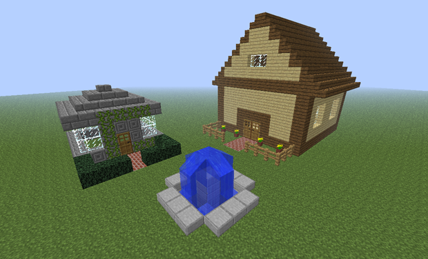 minecraft-construcao-casa-quadrada-decorada