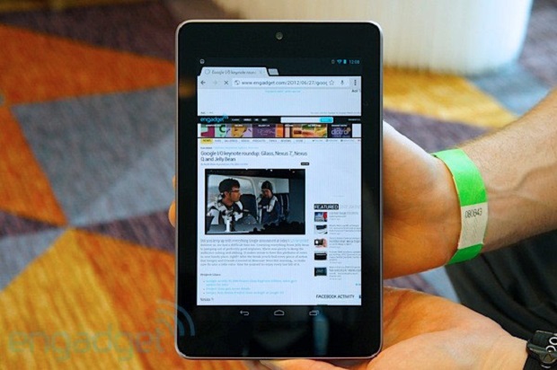 Nexus 7 é um dos principais tablets de sete polegadas (Foto: Reprodução Engadget)