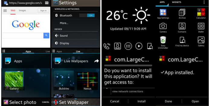 Galaxy Gear recebe navegador e instalação de apps em Android modificado (Foto: Reprodução/SamMobile)