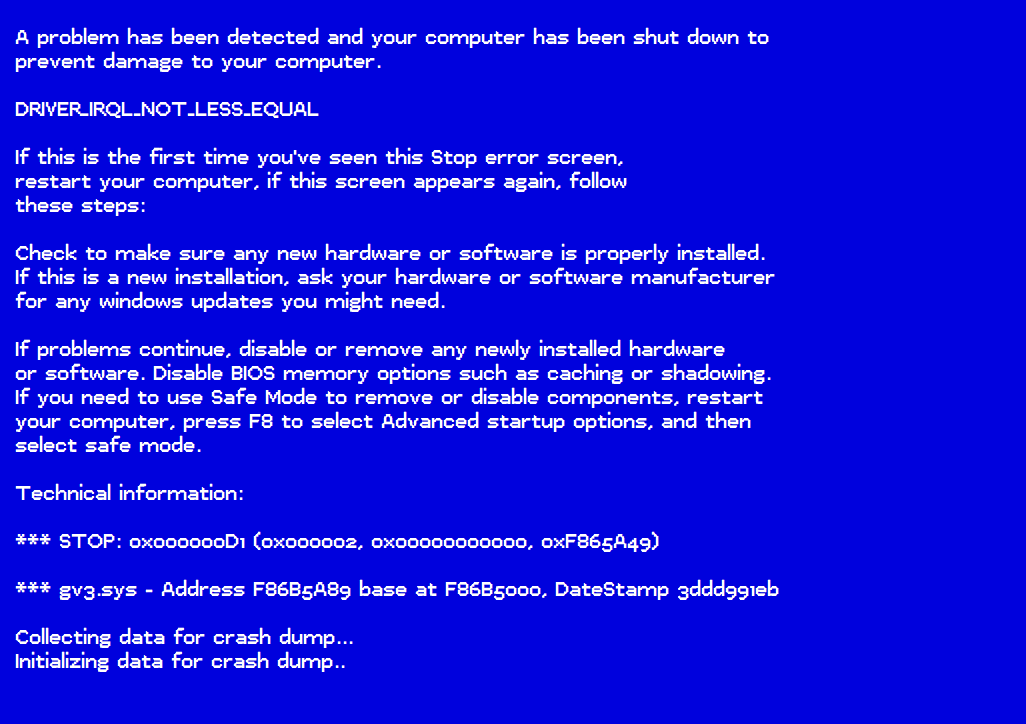 Happy Hour Virus simula tela azul da morte no Windows (Foto: Reprodução/Happy Hour Virus)