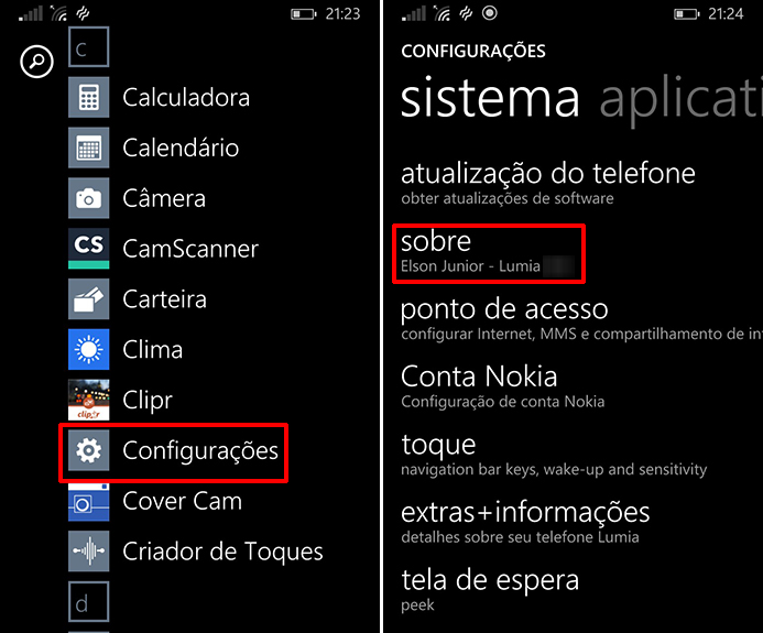 Lumia 625 pode ser restaurado a partir das configurações do aparelho (Foto: Reprodução/Elson de Souza)