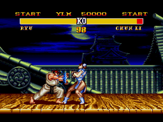 Vers?o de Street Fighter 2 para Mega Drive (Foto: Reprodu??o)
