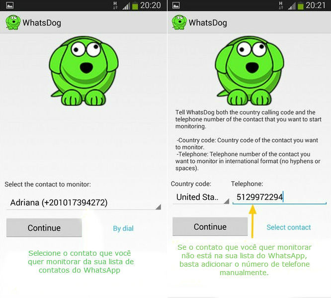 WhatsDog é um aplicativo não-oficial do Whatsapp para monitorar contatos do mensageiro. Foto: Divulgação