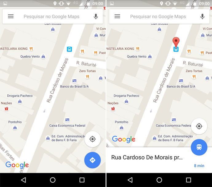 Recurso funciona em qualquer ponto localizado no Google Maps (Foto: Reprodução)