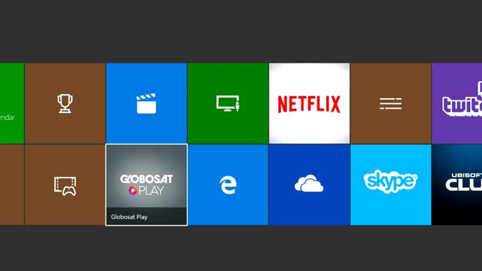 Execute o Globosat Play no menu do seu Xbox (Foto: Reprodução/Murilo Molina)
