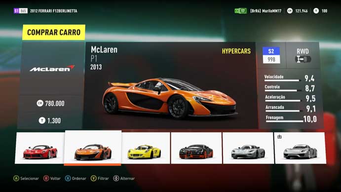 McLaren é um dos destaques de Forza Horizon 2 (Foto: Reprodução/Murilo Molina)
