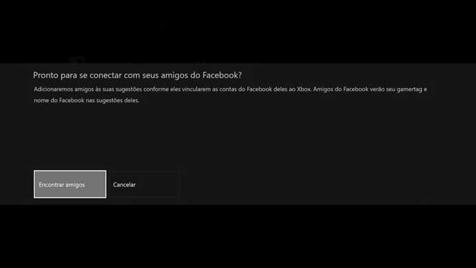 Adicione seus amigos do Facebook no Xbox One (Foto: Reprodução/Murilo Molina)