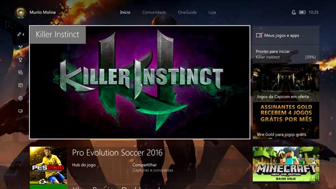 Saiba como baixar e instalar a Season 3 de Killer Instinct no Xbox One (Foto: Reprodução/Murilo Molina)