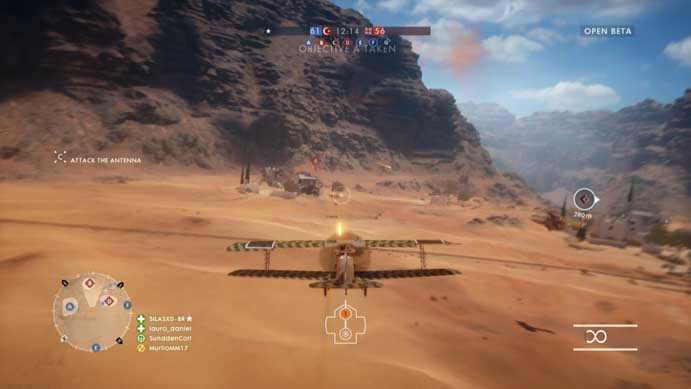 Use aviões para detonar os inimigos em Battlefield 1 (Foto: Reprodução/Murilo Molina)